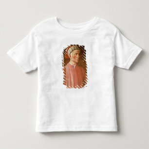 T-shirts 1265-1321) detalhes de seu busto, franco de Dante