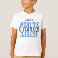 12 Birthday Gift World's Coolest de 12 anos