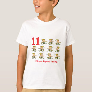 T-shirts 12 dias onze gaiteros tocando