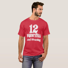 T-shirts 12 meses de sobriedade