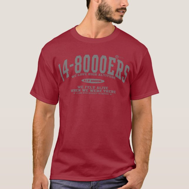 T-shirts 14-8000ers (Frente)