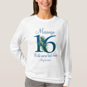 T-shirts 16 anos de 16 anos de classe personalizados