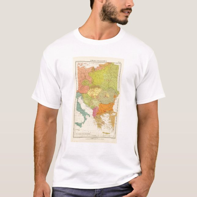 T-shirts 16 um europeu etnográfico (Frente)