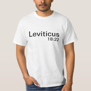 T-shirts 18:22 de Leviticus