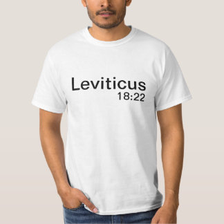 T-shirts 18:22 de Leviticus