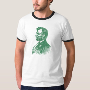 T-shirts 19º C. Abe Lincoln, verde
