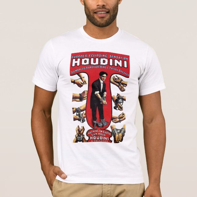 T-shirts 1900s de Houdini (Frente)