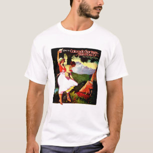 T-shirts 1919 piques repicam o poster de Colorado