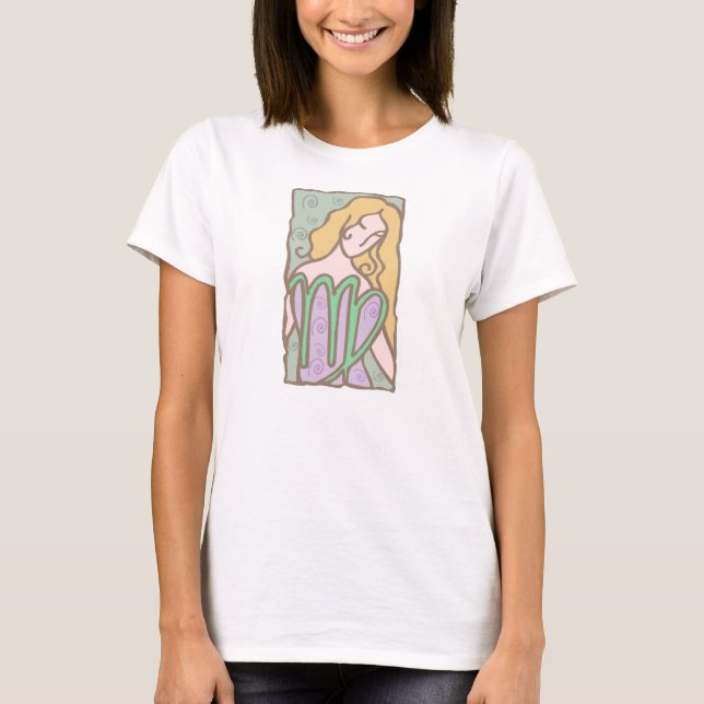 T-shirts 1920 Virgo Mulher na lavanda (Frente)