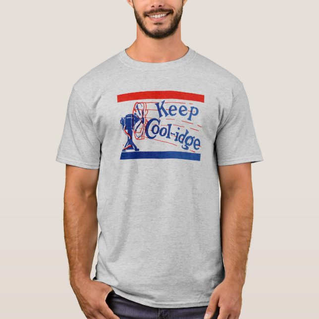 T-shirts 1924 mantenha Coolidge (Frente)