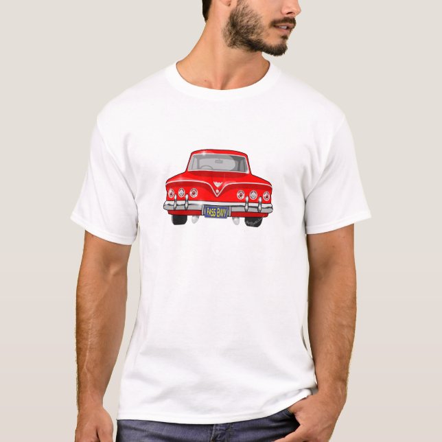 T-shirts 1961 vermelho Chevrolet (Frente)