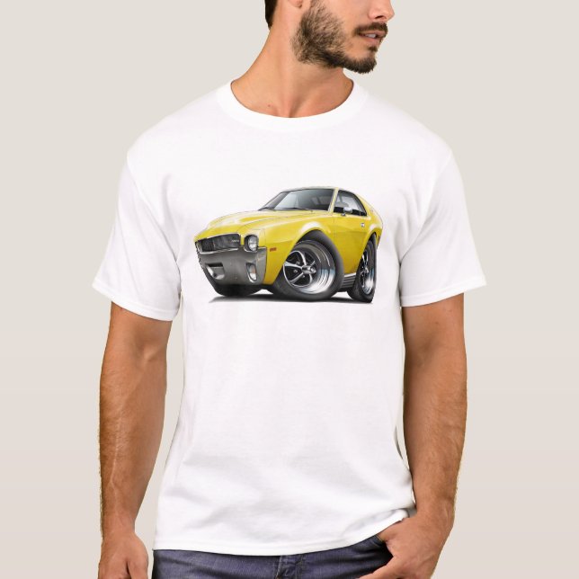 T-shirts 1968-69 carro amarelo de AMX (Frente)