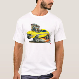 T-shirts 1970-72 carro do amarelo do desafiador de Dodge