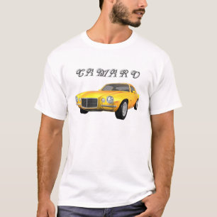 T-shirts 1972 Camaro Z28: Carro Muscular: Término Amarelo: