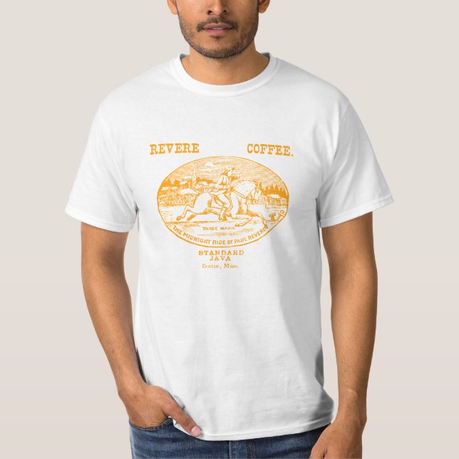 T-shirts 19 C. Café Reverso de Boston (Frente)