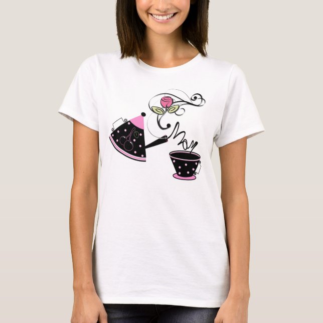 T-shirts #1 Mãe minha xícara de chá Blusa (Frente)