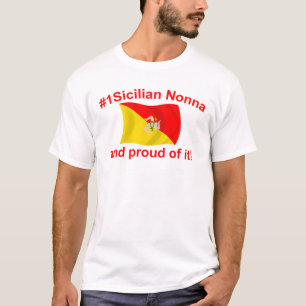 T-shirts #1 orgulhoso Nonna siciliano