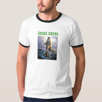 T-shirts 1jesus_saves, Jesus salvar