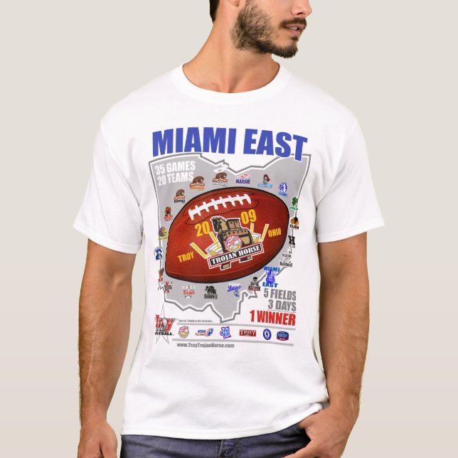 T-shirts 2009 Trojan Horse - Miami do leste (Frente)
