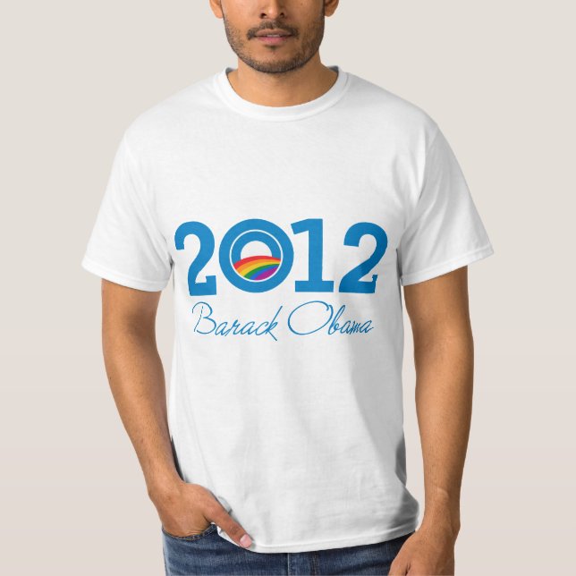 T-shirts 2012 - Orgulho de Barack Obama (Frente)