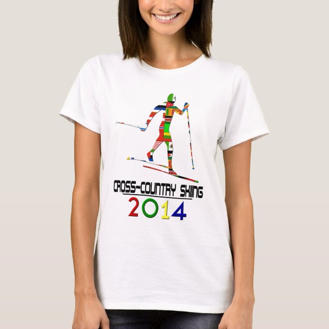 T-shirts 2014: Esqui corta-mato (Frente)