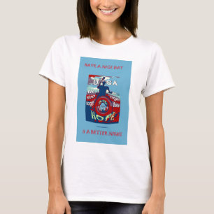 T-shirts 2016 EUA têm um belo dia de hillary mais forte jun
