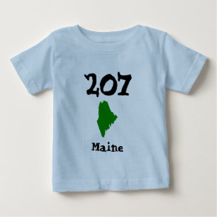 T-shirts 207, Area Code of Maine (Cabo Elizabeth, Bangor)