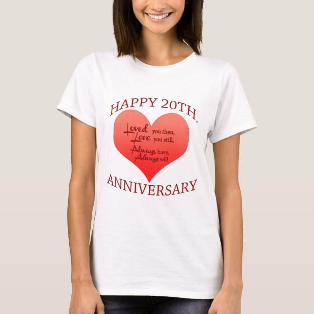 T-shirts 20. Aniversário (Frente)