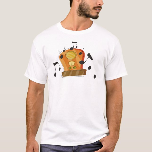 T-shirts 20 de agosto, dia de rádio nacional (Frente)