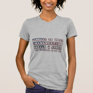 T-shirts 20 de janeiro de 2017 inauguração Donald Trump