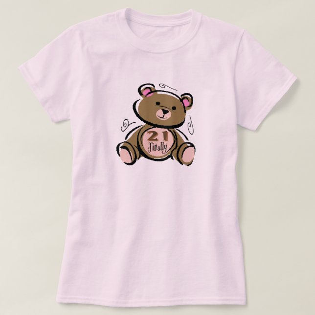 T-shirts 21 finalmente (Frente do Design)