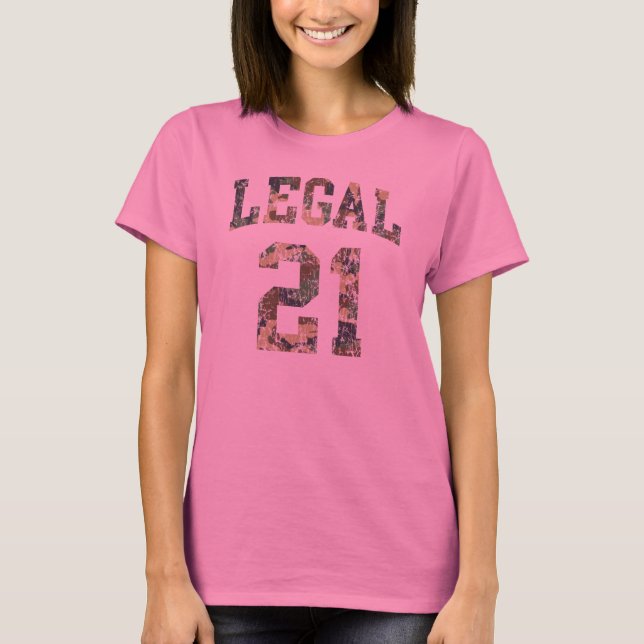 T-shirts 21 legais aniversário engraçado (Frente)