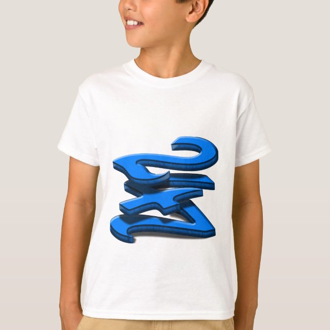 T-shirts 24 7 - Vinte e quatro sete - Texto Azul (Frente)