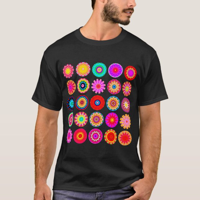 T-shirts 25 mandalas II (Frente)