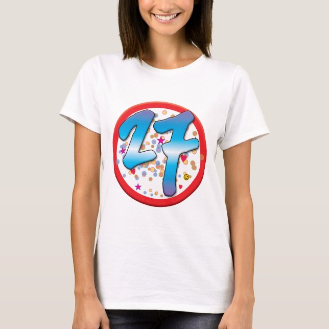 T-shirts 27o Aniversário (Frente)