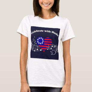 T-shirts #28 comemoram com música