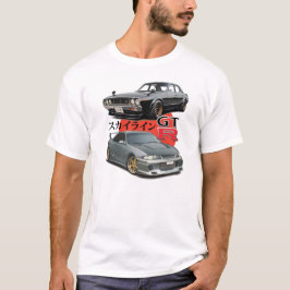 T-shirts 2 gerações - skyline GTR