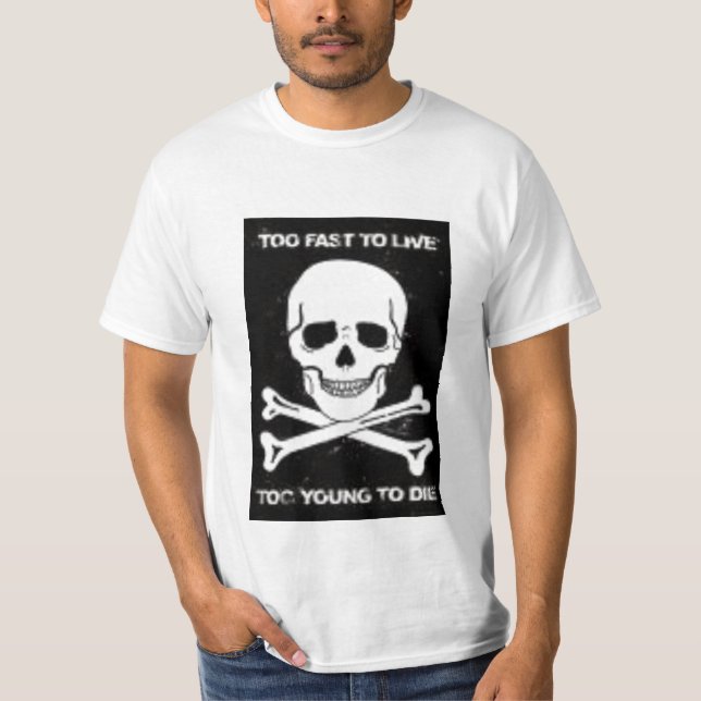 T-shirts 2 rapidamente 2 vivos (Frente)