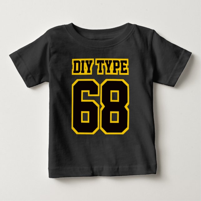 T-shirts 2 Side WHITE BLACK DOURADO Organic Jersey (Frente)