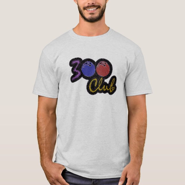 T-SHIRTS 300 JOGOS PERFEITOS DE CLUBE EM BOLICHES (Frente)