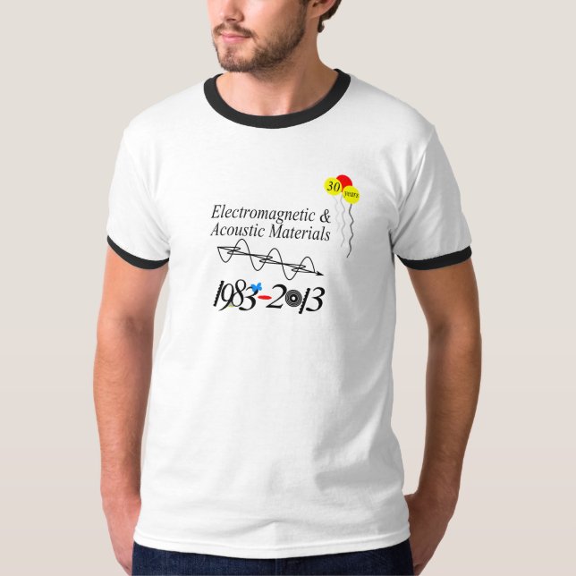 T-shirts 30o Logotipo do aniversário (Frente)