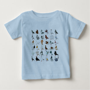 T-shirts 36 raças do pombo
