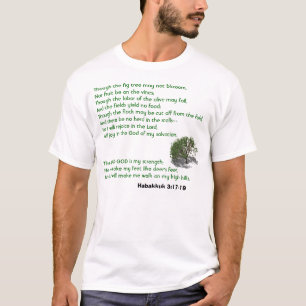 T-shirts 3:17 de Habakkuk - 19