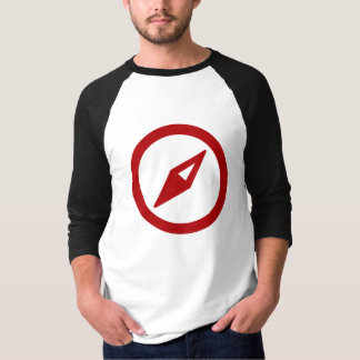 T-shirts 3/4 de Raglan básico da Capa