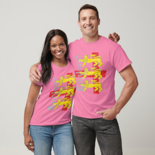 T-shirts 3-Lions & cruz de St George (vintage)