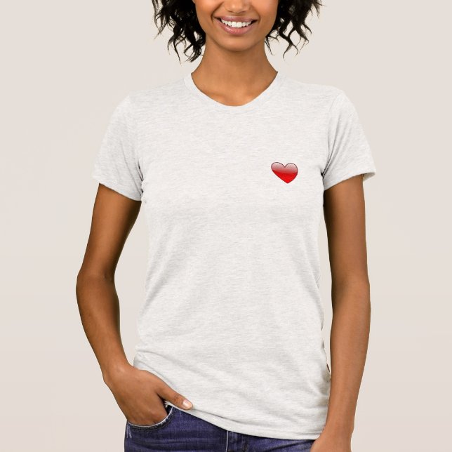 T-shirts <3 no Seu Coração (Frente)