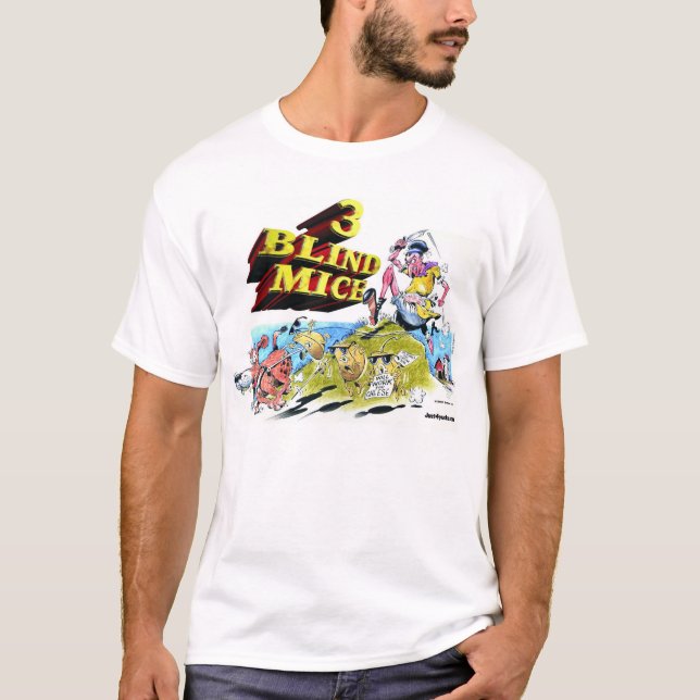 T-shirts 3 ratos cegos (Frente)