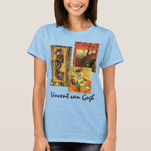 T-shirts 3 Van Gogh Vintage - Belas Arte Japonesa