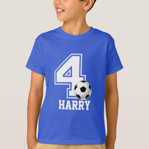 T-shirts 4º Aniversário futebol personalizado-2
