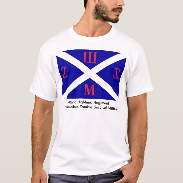 T-shirts 42nd Regimento WZSM das montanhas (Frente)
